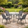 Bastenski set progarden + 4 stolice