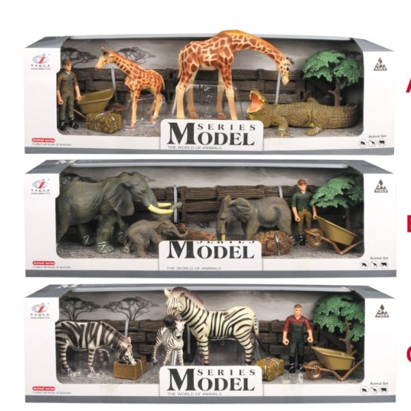 Safari životinje mix 3modela
