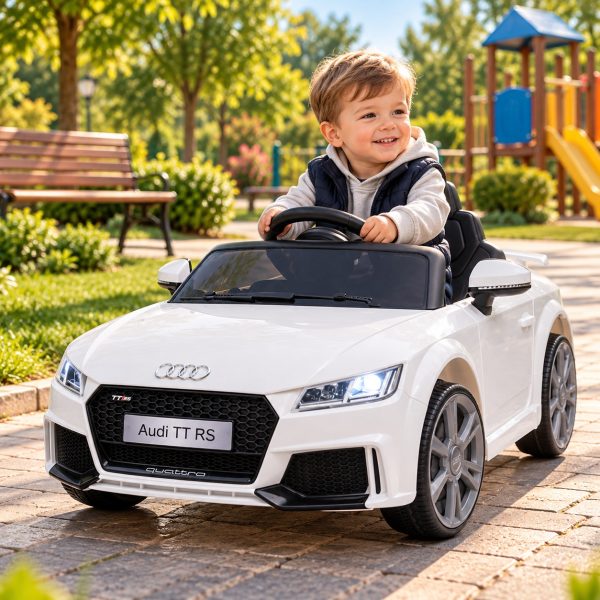 Automobil na akumulator AUD TT – bela