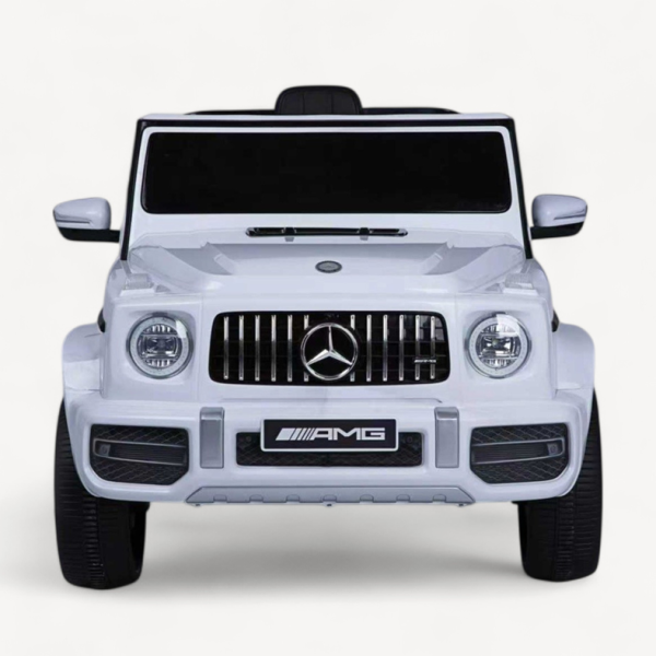 Mercedes G63 beli — dečiji auto na akumulator