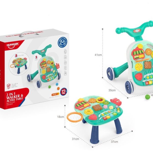Guralica za bebe 2 u 1, multifunkcionalna plava