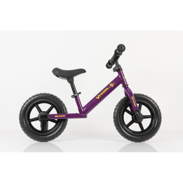 Dečiji balans bicikl 12" VROOM - ljubičasta