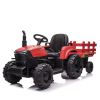 Dečiji traktor na akumulator sa prikolicom Model 2223 crveni