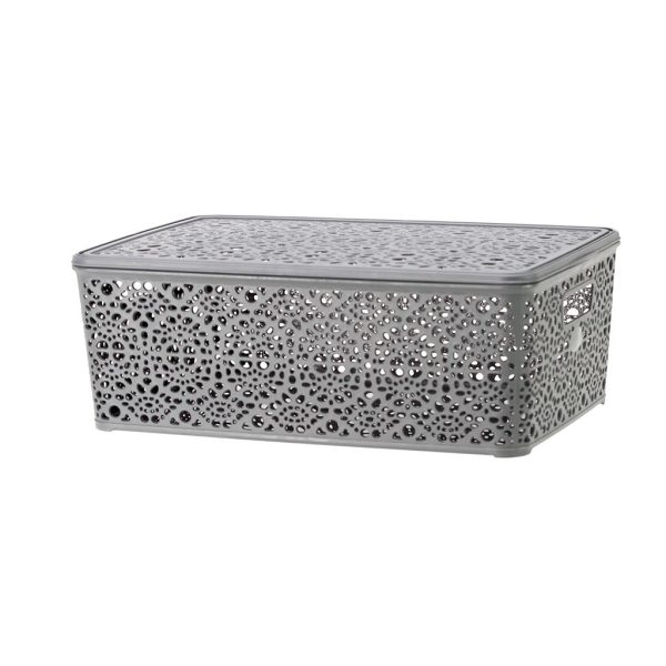 Korpa čipkasta 39x27x14cm sa poklopcem