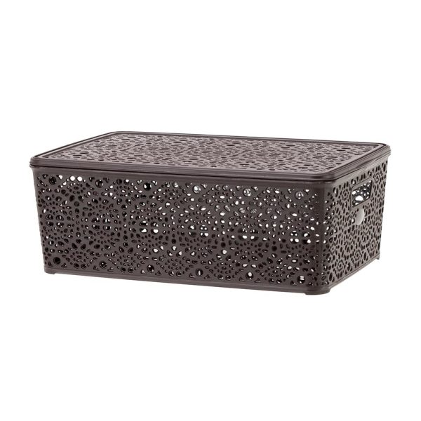 Korpa čipkasta 39x27x14cm sa poklopcem