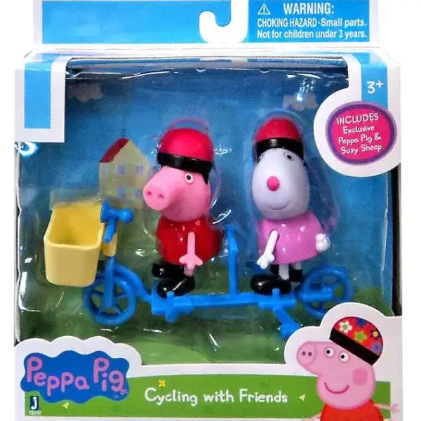 Peppa prase Cycling with friends