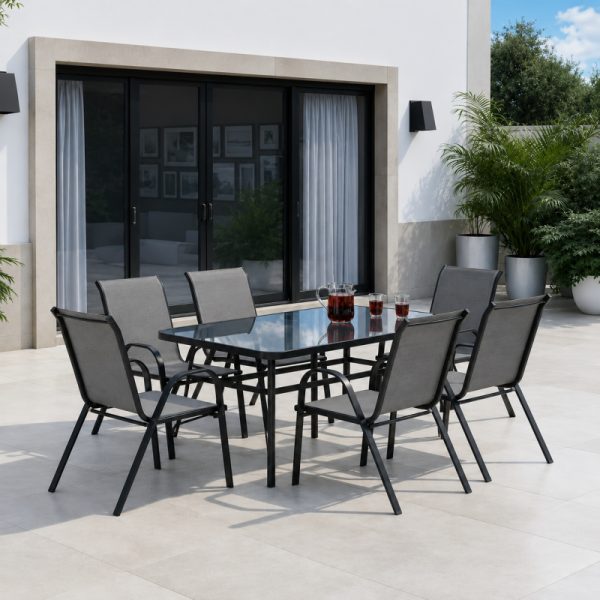 Baštenska garnitura set 6 stolica+sto Bali 24-SA01803