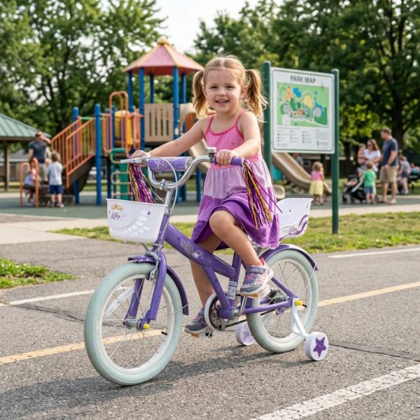 Dečiji bicikl Lilly 16″ ljubičasta