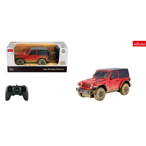 AUTO 1:24 JEEP WRANGLER RUBICON-MUDDY VERSION R/C